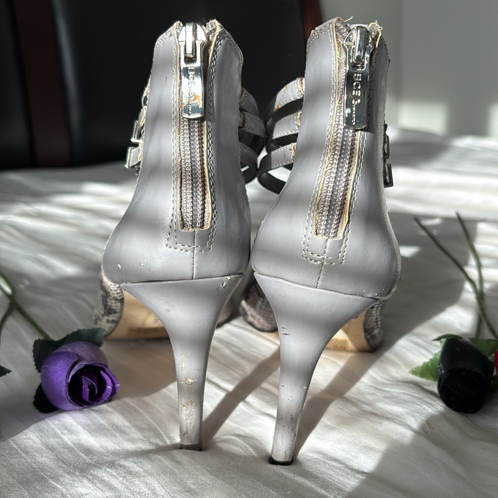 BCBGeneration Snake Print Heels - Picture 11 of 12